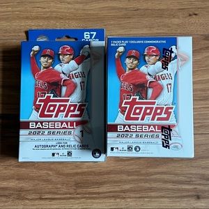 2022 Topps MLB Series 1 Blaster + Hanger Box LOT - SEALED NEW